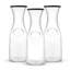 Pichet en verre avec couvercle Brighti Hali - 36 oz - ensemble de 3