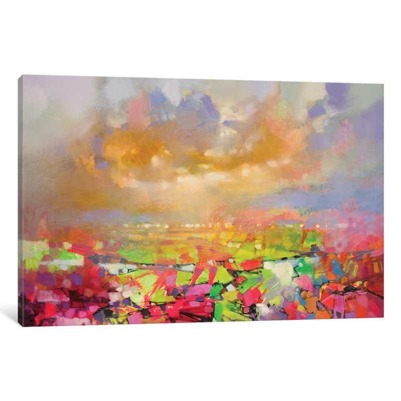Solidification II, reproduction d'art sur toile tendue, H 26 po x l 40 po x P 1,5 po, Pas de tapis, Toile tendue