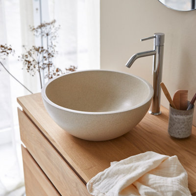 Micha Round Terrazzo Bathroom Sink