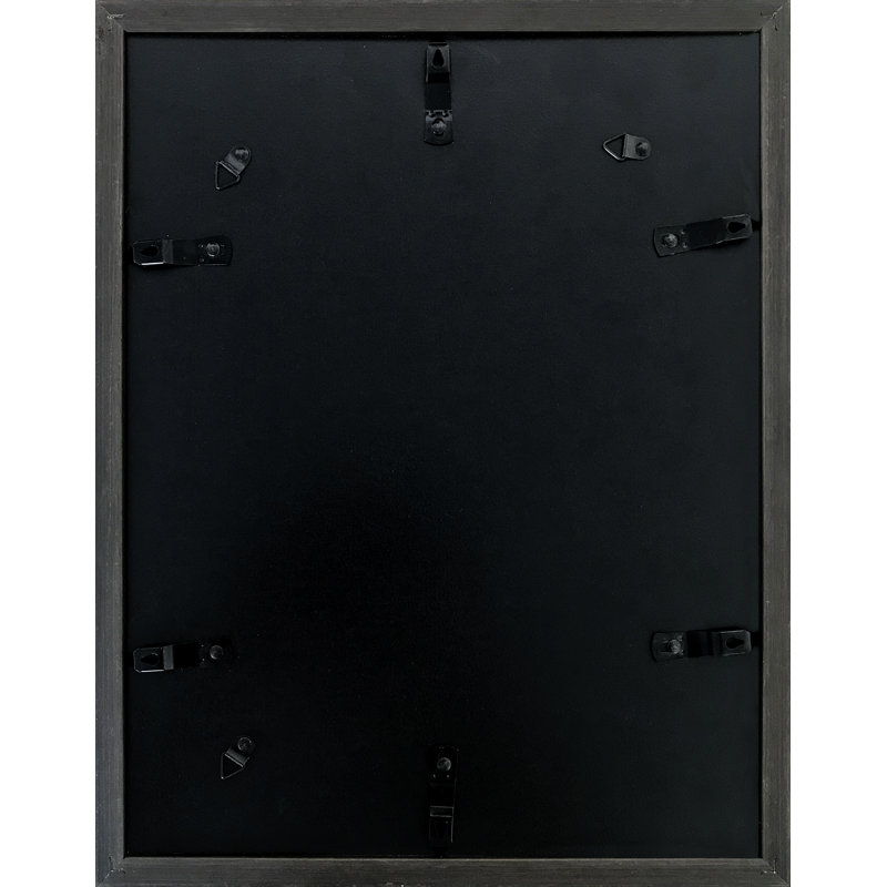 Black Beveled Picture Frame with Mat