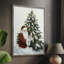 «Christmas Holiday Art CCL XXVII», reproduction encadrée - bois massif-1101580459