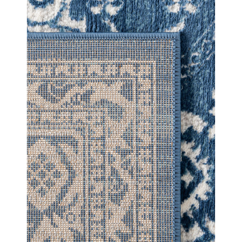 Mayvale Blue Rug, Square 3'3"