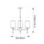 Devi 3 - Light Shaded Chandelier-2100328347