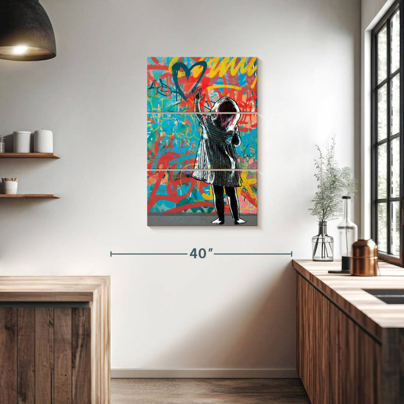 Portrait d'un enfant urbain Leisha, H 38 po x l 24 po