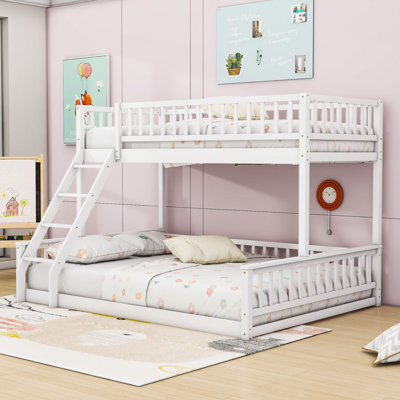 Katienne Bunk Bed With Ladder And Guardrails