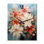 Jaxie - Horloge murale florale-382034028