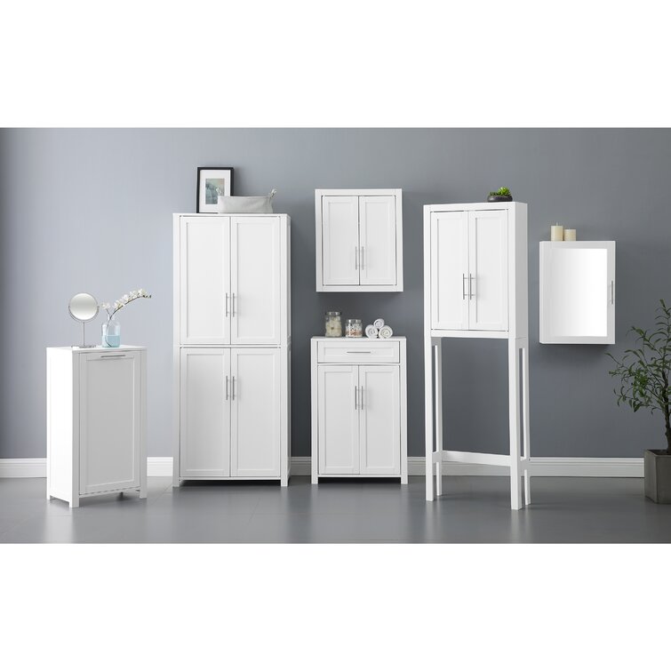 Allura 22 W x 26 H x 8 D Wall Mounted Bathroom Cabinet Finish: White