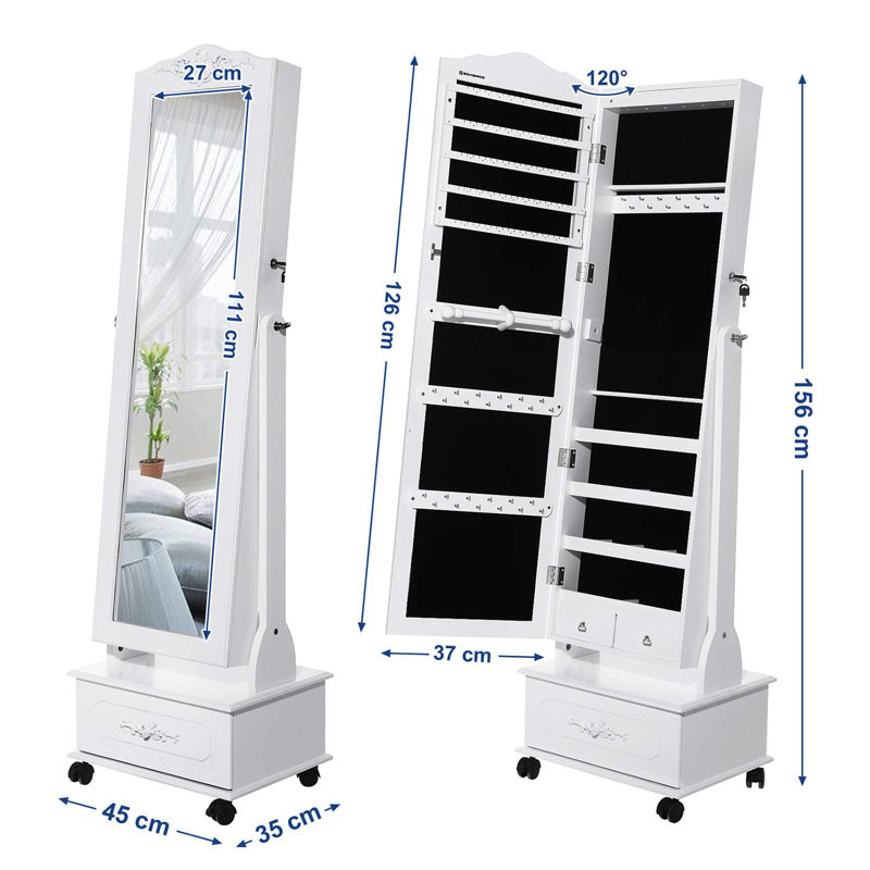 Argo Freestanding Jewelry Armoire