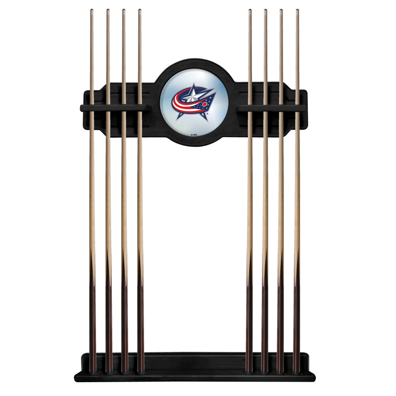 Porte-queues de billard 14 po NHL, Noir, Columbus Blue Jackets