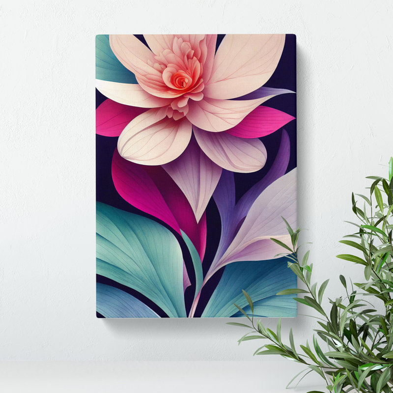 XV1022-4275X Sublime Flower Art - Print, Wrapped Canvas, No Matte, 50cm H x 35cm W