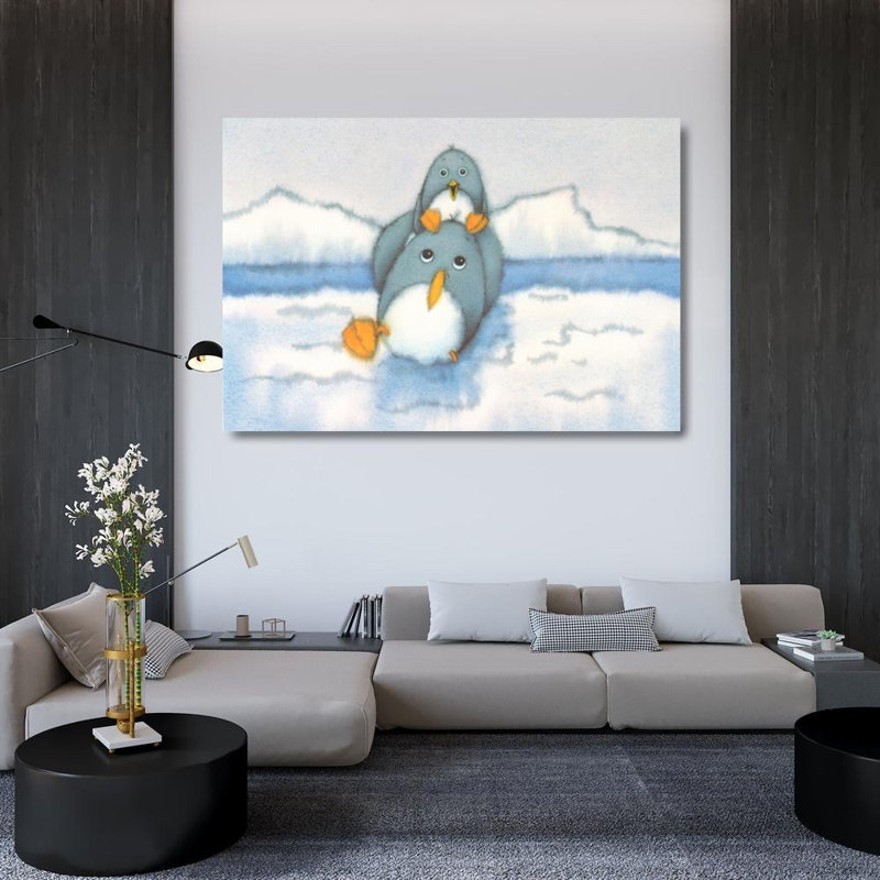 Pingouin Pete et Tim, H 33 po x l 48 po