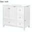 Base de meuble-lavabo simple 35,4 Ciaron