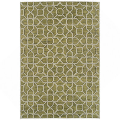 Tapis rectangulaire 2 pi x 3 pi contemporain, transitionnel, géométrique, texturé, haut et bas