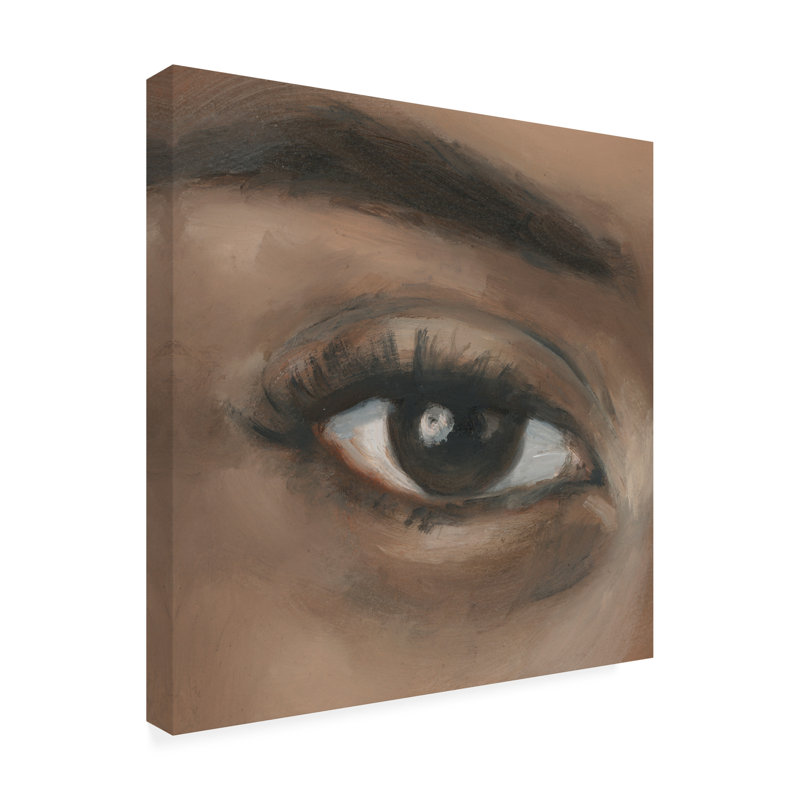 Art mural sur toile tendue - Ethan Harper «Eye Study III», décoration murale pour le salon, la chambre à coucher ou le bureau - 14 x 14