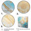 Divine mandala délicat or délicat turquoise - Boho Mandala, art mural sur toile-503715881-503715879