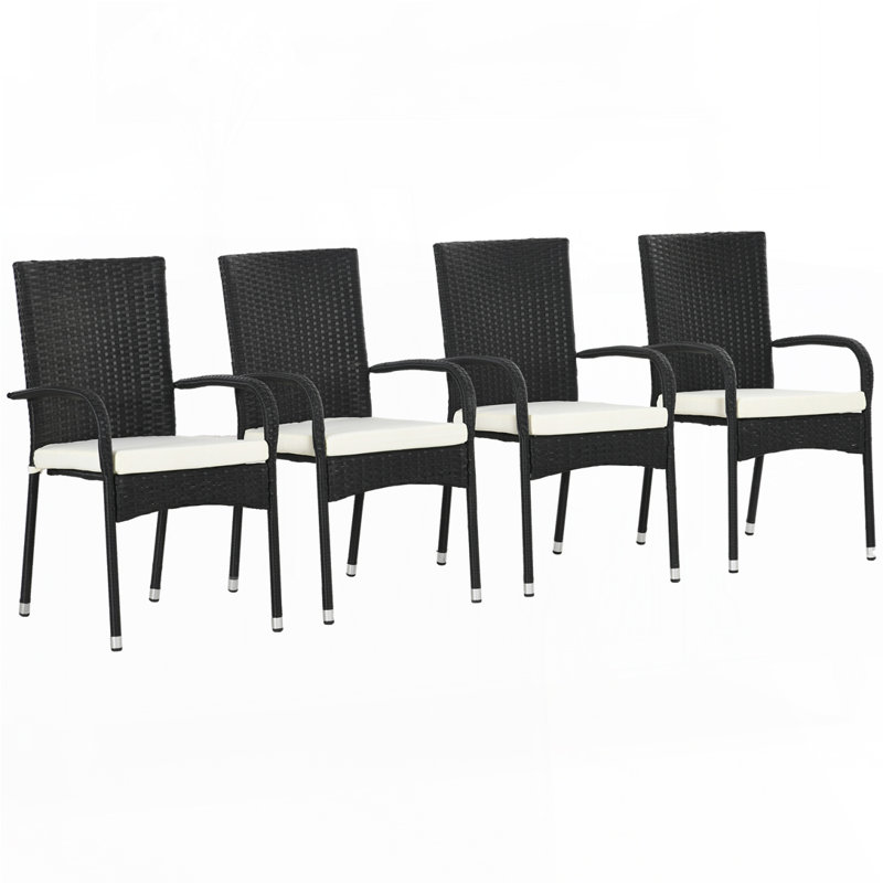 Chaises d'extérieur en rotin PE