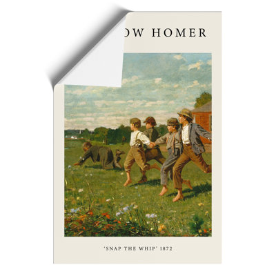 Snap The Whip by Winslow Homer - No Frame Print