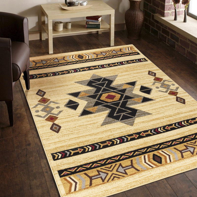 Area Rug, 7 Ft. 10 In. X 3 In., Cream Polypropylene, Pet & Style Floor Polypropylene, Rectangle 7'9" x 10'6"