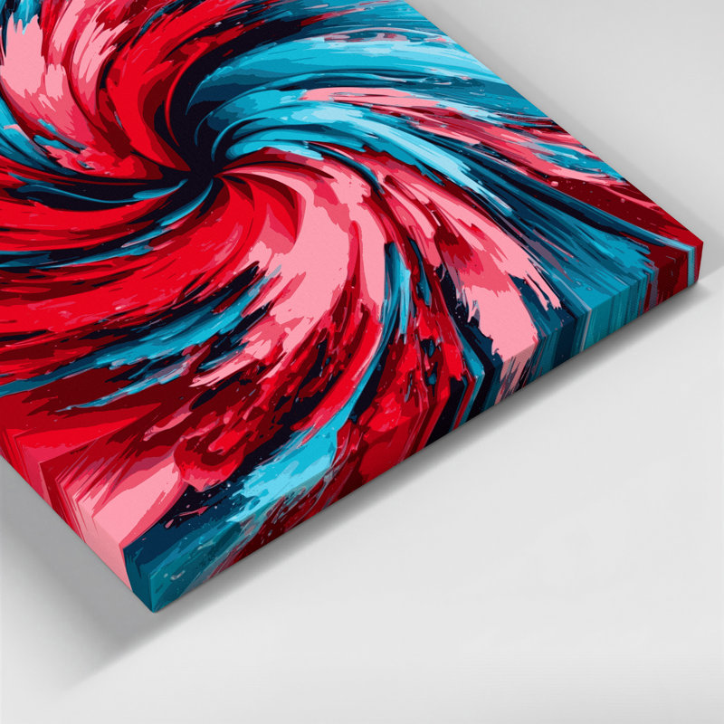 Art numérique sur toile 72 "Abstraction numérique", 32" H x 32" W