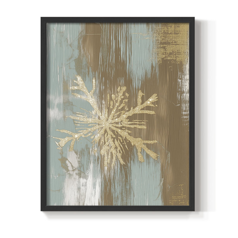 «Christmas Holiday Art CLXVI», reproduction d'art encadrée - bois massif, Noir, noir, noir, noir, H 30 po x l 24 po