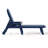 Brighton Outdoor 3-Piece Poly Reclining Chaise Set With Wheels & Cup Holder-2031032399