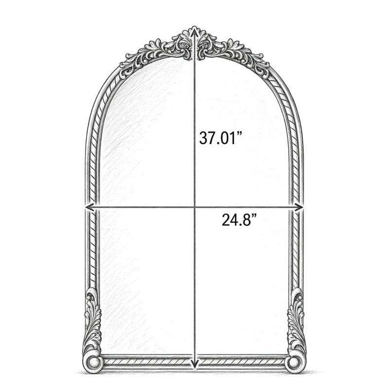 Miroir décoratif 37 po