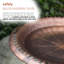 Bain d'oiseaux sur piédestal avec base à volutes et piquets-95851257