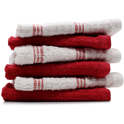 Cotton Stripe Waffle Dish Cloth Kitchen Towel