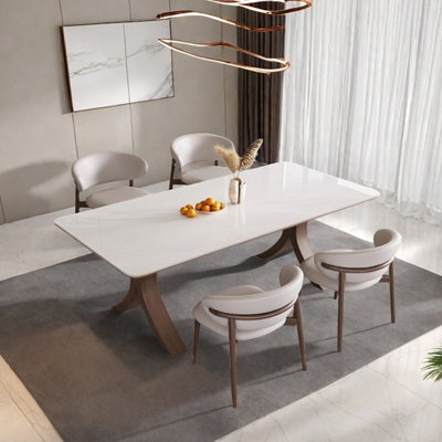 Ensemble de table de salle à manger léger et luxueux