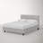 Adrien Upholstered Platform Bed-342217547-342217548