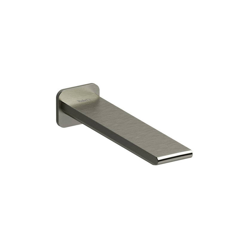 Fresk Wall Mount Tub Spout, Brushed Nickel