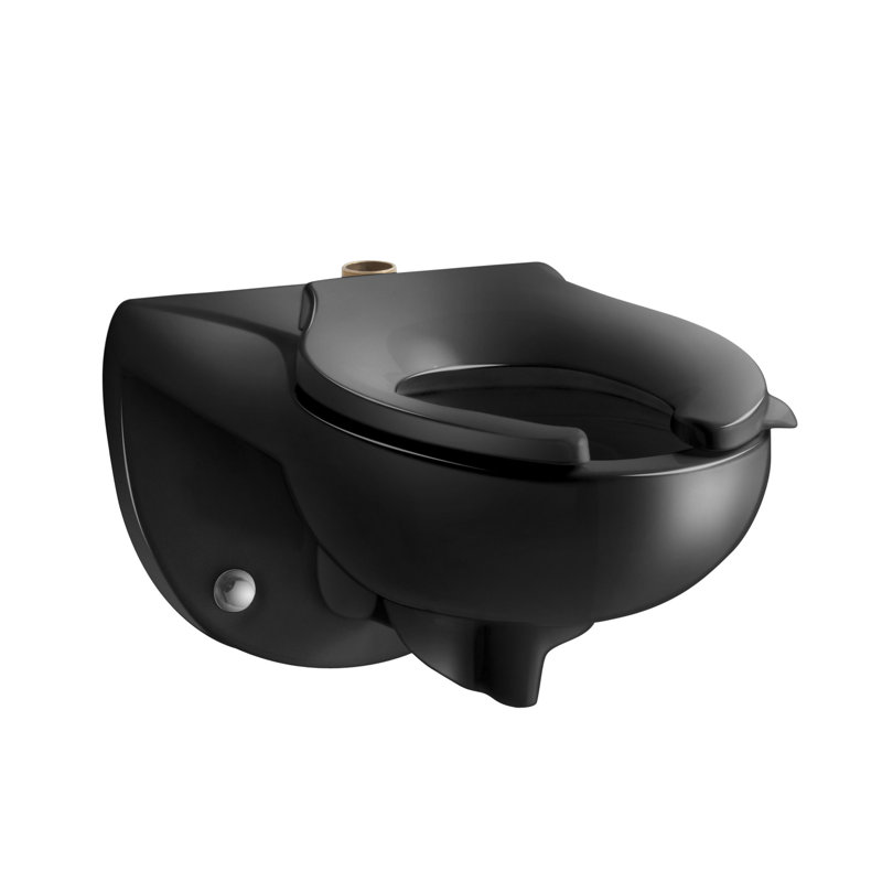 Cuvette de toilette allongée 1,6 GPF Kingston, Noir