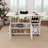 47-Inch Foldable Mobile Kitchen Island-667188922