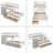 Johnaven Kids Twin Over Twin Bunk Bed-2022899656