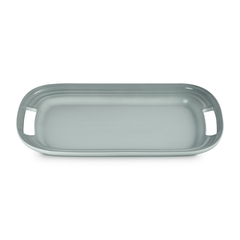 Le Creuset Stoneware Serving Platter, 16.25 In. - Pêche, Sea Salt