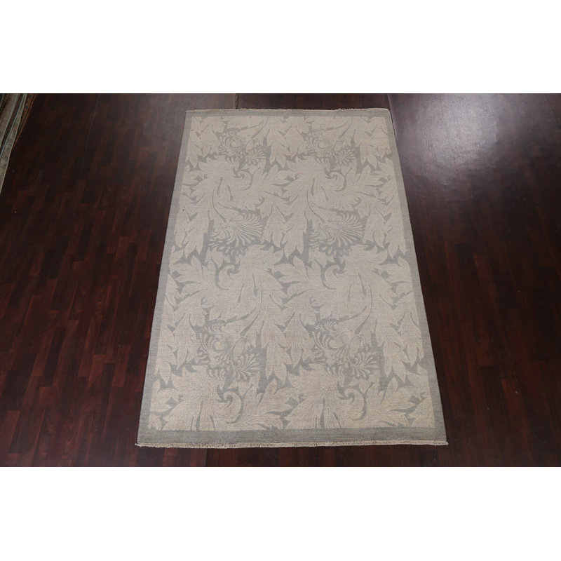 One-of-a-Kind 6'6'' x 9'10'' New Age Rectangle Wool Area Rug in