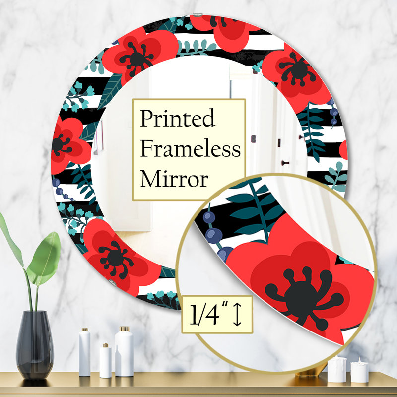 Miroir d'appoint Elementary Botanicals 1, H 31,5 po x l po