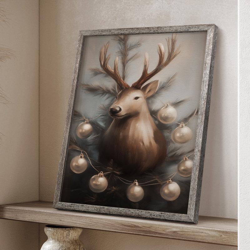 Art des Fêtes de Noël - Série 2 - CECLXIX, reproduction encadrée - bois massif, H 21 po x l 17 po