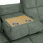 Canapé inclinable en tissu de qualité supérieure avec table rabattable et porte-gobelets-815781357