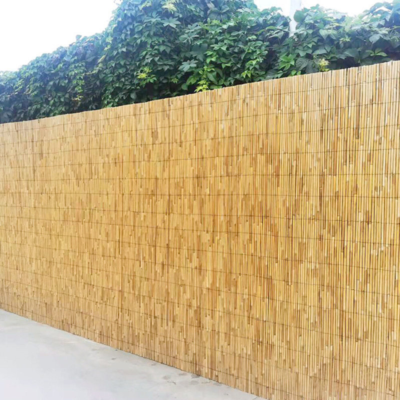 400X100Cm Natural Reed Fence Roll Garden Privacy Screen Outdoor Sunshade Fencing