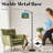 Arc Floor Lamp with Adjustable Lampshade Machu Picchu Peru Standing Lamp 3 Color Temperatures Dimmable Tall Pole Lamp with Foot Switch for Bedroom