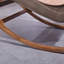 Chaise berçante classique en acajou
