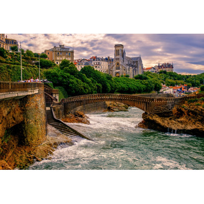 Bergholz Biarritz Town by Xantana - Wrapped Canvas Print