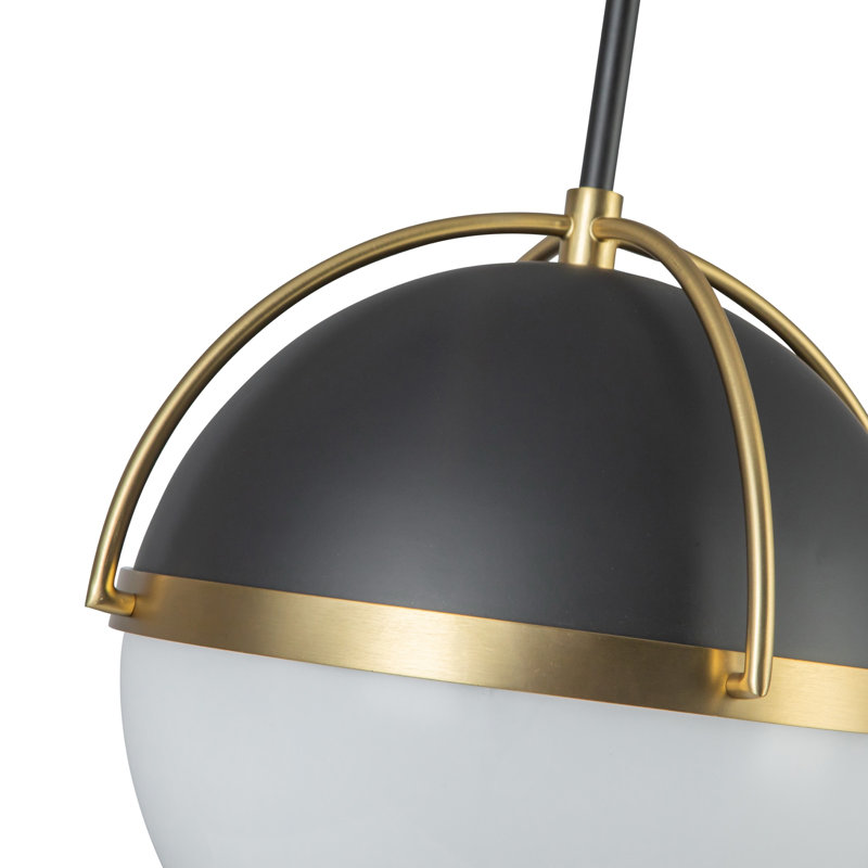 Luminaire suspendu 1 lumière 15,4 po Lucai