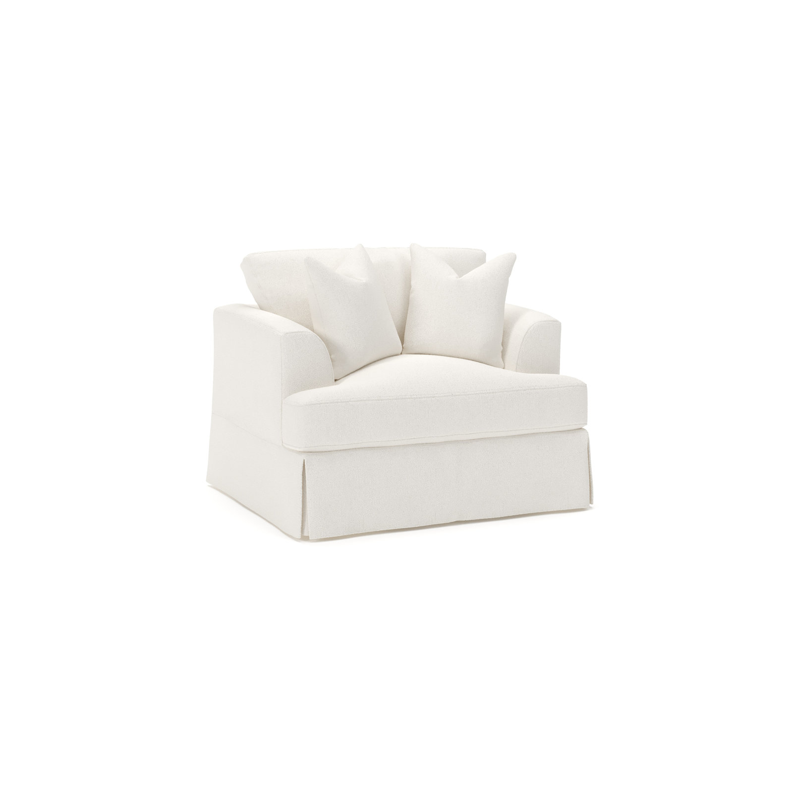 Lucia Upholstered Armchair, Apollo Alpaca Boucle