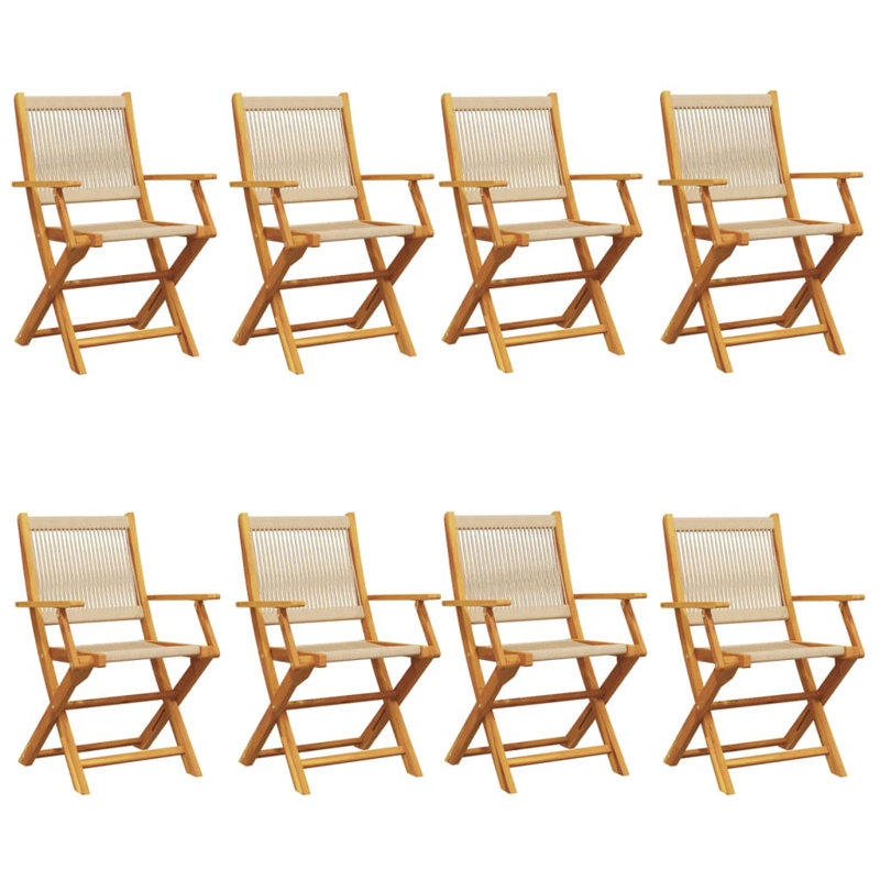 Meyzieu Patio Dining Accent Chair, Beige