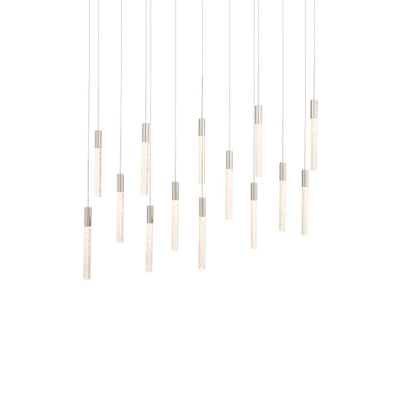 Magic LED Multi-Light Pendant, Polished Nickel