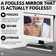 Fogless Vanity Shower Mirror with 360-Degree Adjustable Bracket