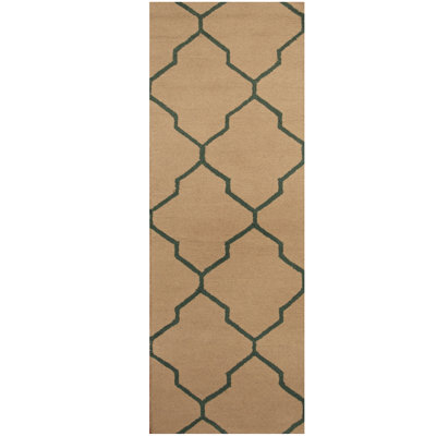 Wool Geometric Indoor Rug