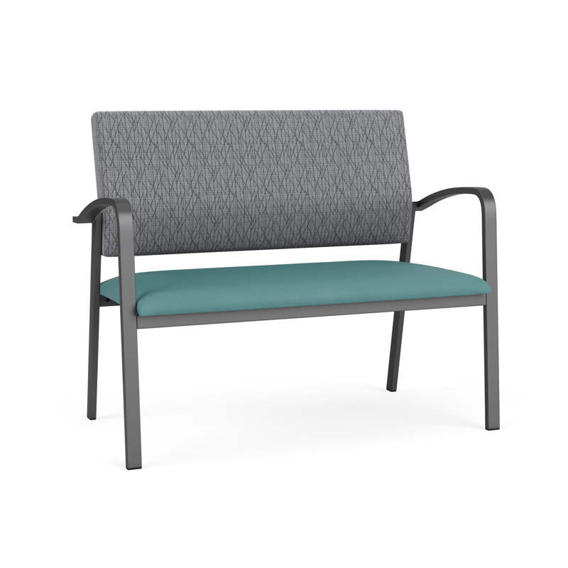 Structure en métal Newport, Bleu impérial Patriot Plus - vinyle facile à net, Anthracite